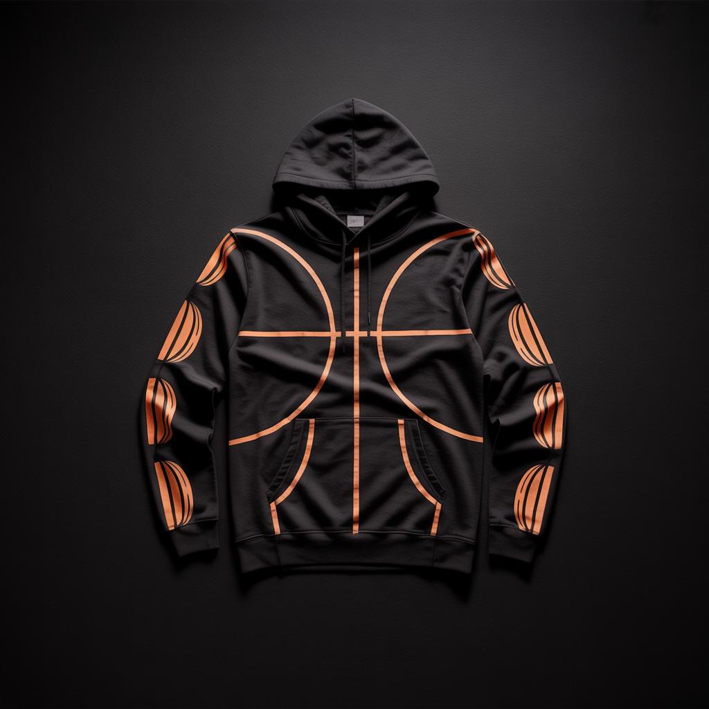 Abstract Court Hoodie